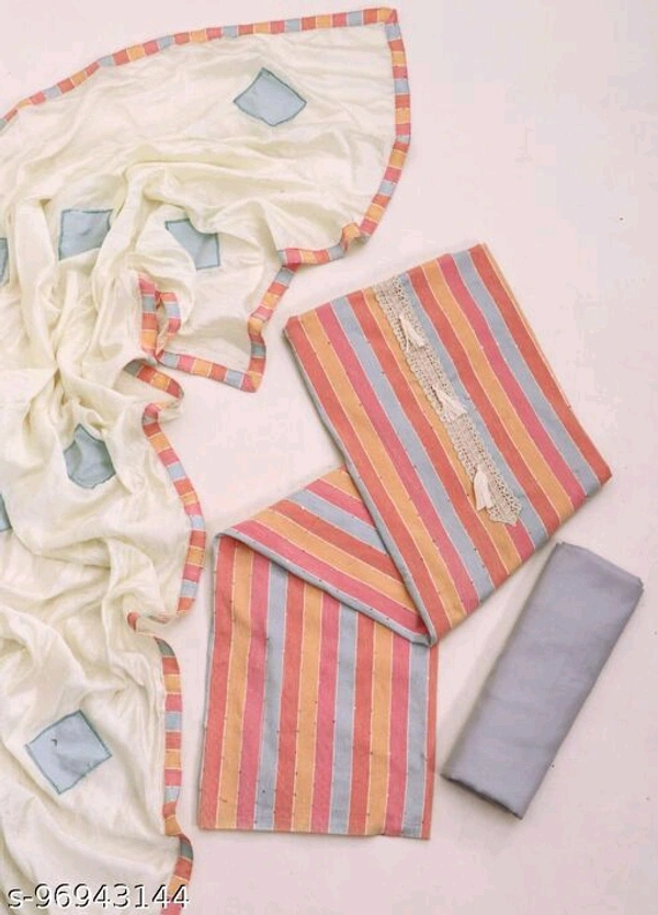OM _ SVF004 Pink-Grey-Yellow-Orange - Grey, Unstitched