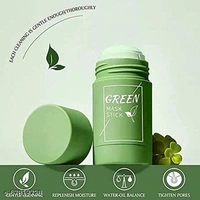 Best Natural Green Mask Stick for Face | Tea Purifying Clay | Deep Cleanser | Blackheads Remover | Hydrating | Moisturizer Oil Control | Clean Pore | Scrubs, Nourish Dry/sensitive | All Skin Men And Women, 40g, (Pack of 1) - Free Size