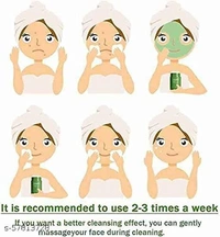 Best Natural Green Mask Stick for Face | Tea Purifying Clay | Deep Cleanser | Blackheads Remover | Hydrating | Moisturizer Oil Control | Clean Pore | Scrubs, Nourish Dry/sensitive | All Skin Men And Women, 40g, (Pack of 1) - Free Size