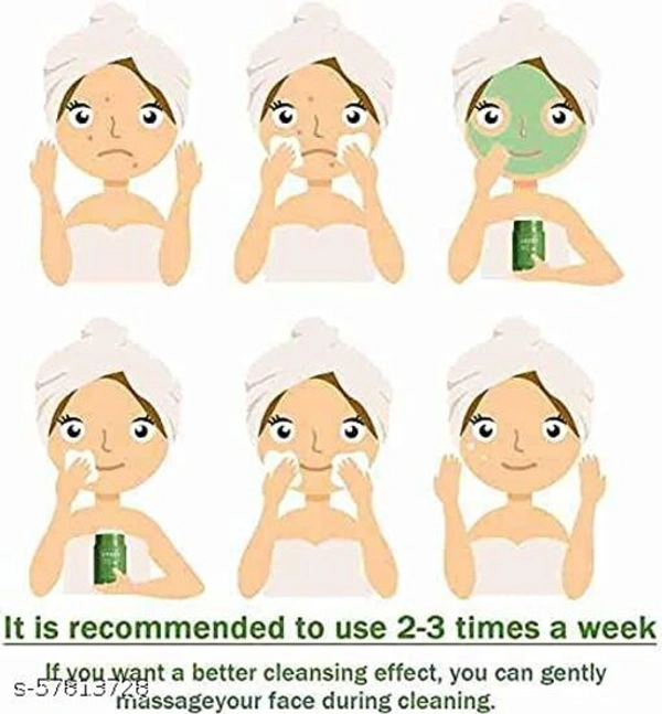 Best Natural Green Mask Stick for Face | Tea Purifying Clay | Deep Cleanser | Blackheads Remover | Hydrating | Moisturizer Oil Control | Clean Pore | Scrubs, Nourish Dry/sensitive | All Skin Men And Women, 40g, (Pack of 1) - Free Size