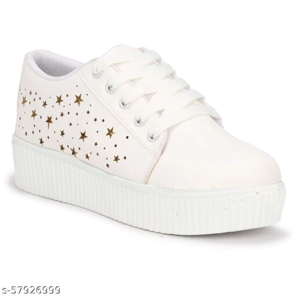 LONGWORD WOMEN CASUAL SHOES - Creamy Whait, IND-3