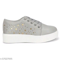 LONGWORD WOMEN CASUAL SHOES - Grey, IND-6