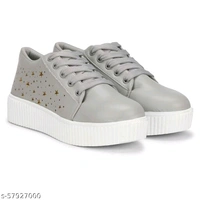 LONGWORD WOMEN CASUAL SHOES - Grey, IND-7