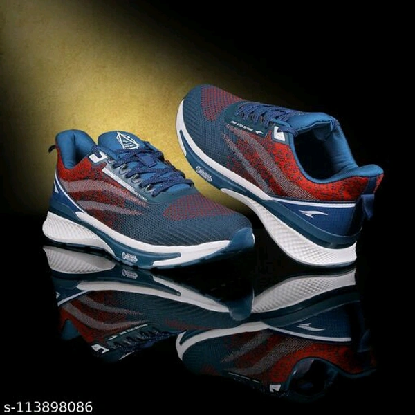 ASIAN Men's Fiber-01 Sports Running Shoes With Phylon Sole  - Blue, IND-6
