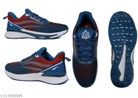 ASIAN Men's Fiber-01 Sports Running Shoes With Phylon Sole  - Blue, IND-8