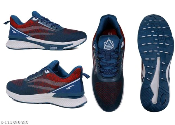 ASIAN Men's Fiber-01 Sports Running Shoes With Phylon Sole  - Blue, IND-8