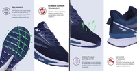 ASIAN Men's Fiber-01 Sports Running Shoes With Phylon Sole  - Nevy Blue, IND-8
