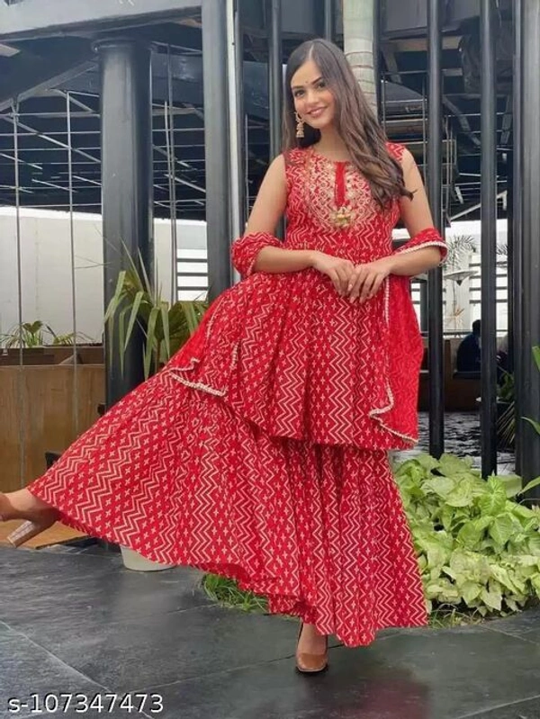 REDZIGZAG Dupatta Sets  - XL