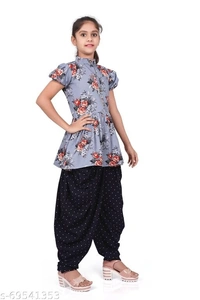 foxxey dhoti top - 6-7, Polo Blue