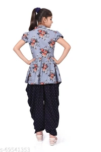 foxxey dhoti top - 9-10, Polo Blue