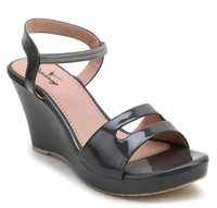 CHINRAAG Sandal for Womens Heel Sandal Comfortable High Heel Sandal (CR-128) - Mine Shaft, IND-7