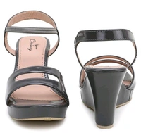 CHINRAAG Sandal for Womens Heel Sandal Comfortable High Heel Sandal (CR-128) - Mine Shaft, IND-5