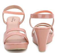 CHINRAAG Sandal for Womens Heel Sandal Comfortable High Heel Sandal (CR-128) - Lavender blush, IND-5