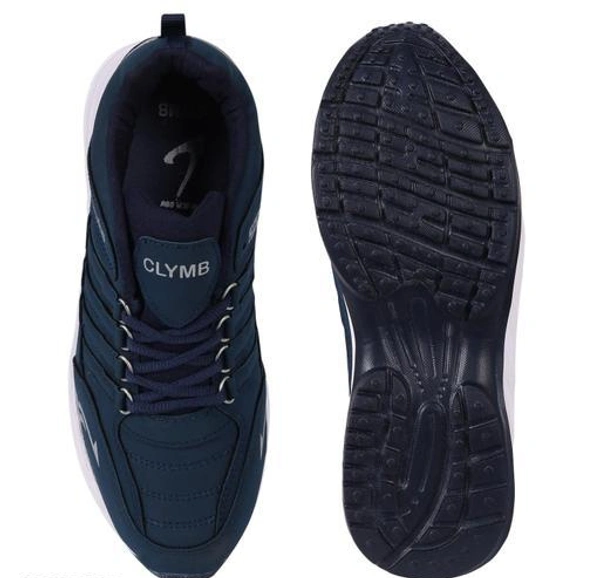 CLYMB Clymb Walking Shoes For Men  - Navy Blue, IND-6