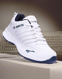 CLYMB Clymb Walking Shoes For Men  - White, IND-8