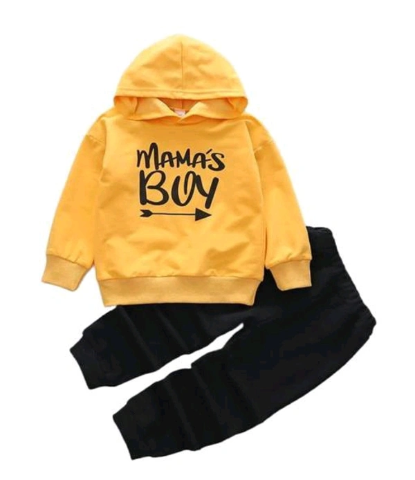 Kids hoodie clothing set  - Yellow Sea, 3-4 Years