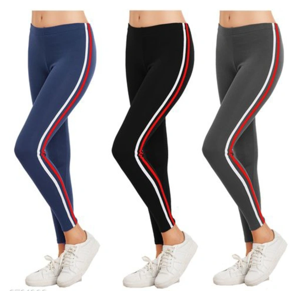 Elegant Poly Cotton Women's Tight ( Pack Of 3 ) - 34