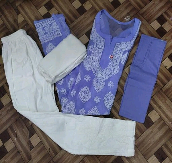 Georgette  Kurta Sets With Dupatta - XXL, Purple
