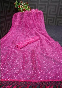 Net Adrika Pretty Sarees - Queen, Free Size