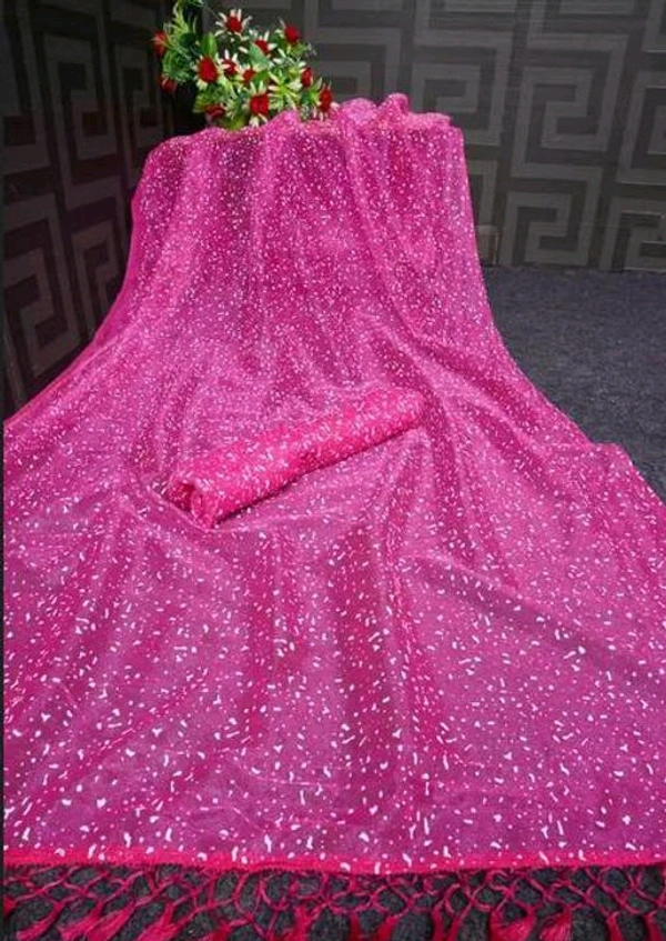 Net Adrika Pretty Sarees - Queen, Free Size