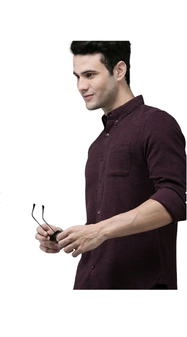 THE BEAR HOUSE  The Bear House Purple Button Down Collar Shirt - Purple, M