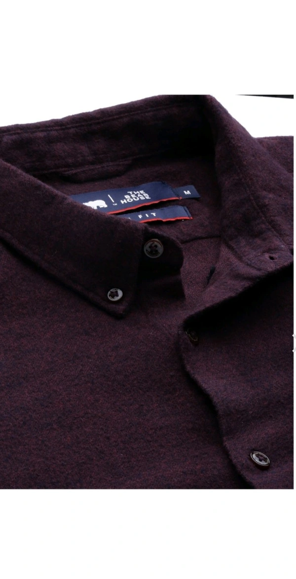 THE BEAR HOUSE  The Bear House Purple Button Down Collar Shirt - Purple, XL