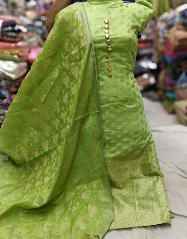 Salwar Suits &Drees Materials - Chelsea Cucumber, Free Size