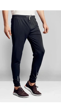 Pack Of 2 Solid Men Navy Blue,Grey Track Pants (Lower) - 32