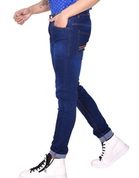 Fashionable Glamorous Men Jeans - Gulf Blue, 30