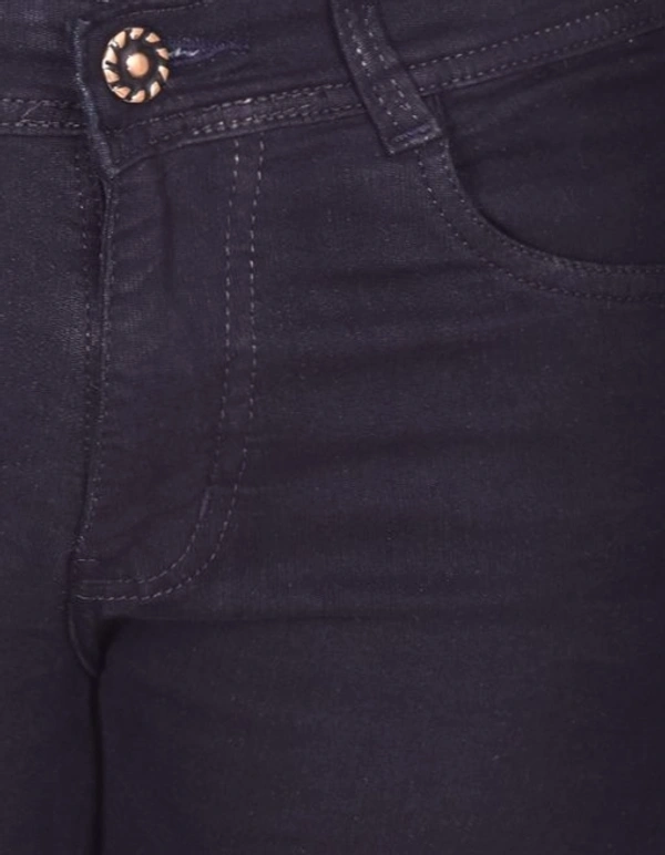 Fashionable Glamorous Men Jeans - Black, 36