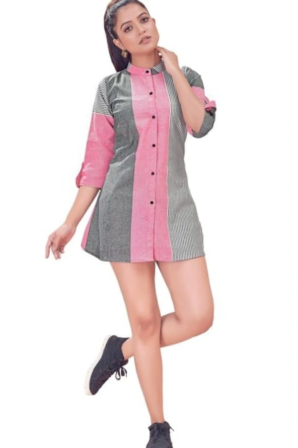 Stylish Graceful Women Shirts - M, Deep Blush