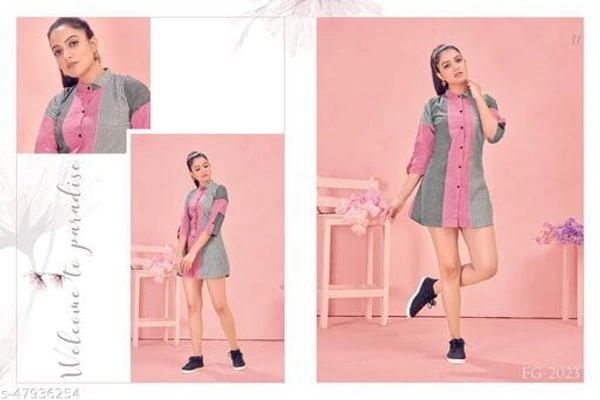 Stylish Graceful Women Shirts - L, Deep Blush