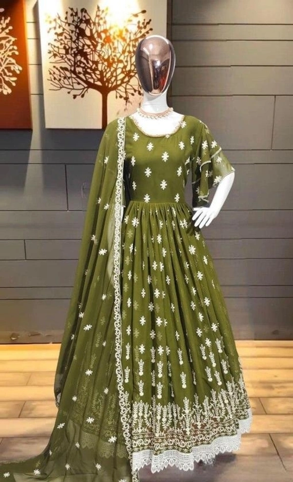Classic Glamorous Women Gowns - Free Size, Crete