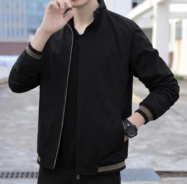 MEN'S Casual Jackets  - Black, XL