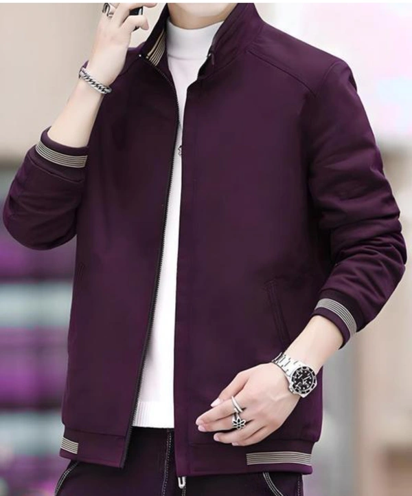 MEN'S Casual Jackets  - Ripe Plum, L