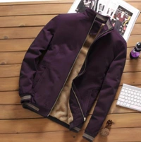 MEN'S Casual Jackets  - Ripe Plum, L