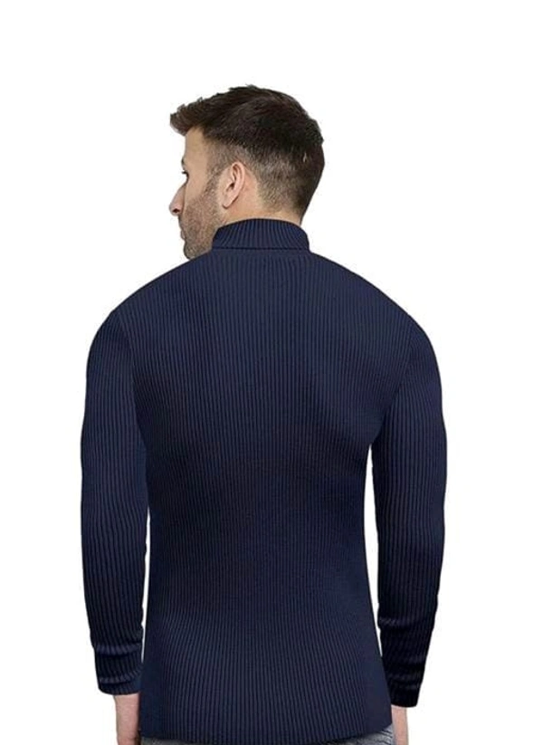 FV-Men Turtle Neck/High Neck Tshirt Sweatshirt - XXL