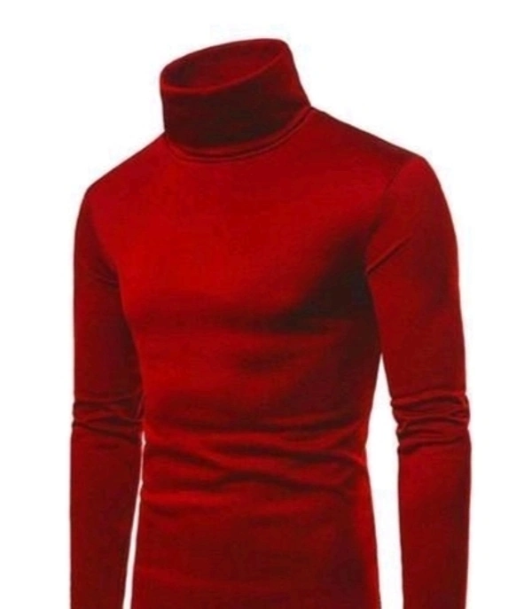 FV-Men Turtle Neck/High Neck Tshirt Sweatshirt - L