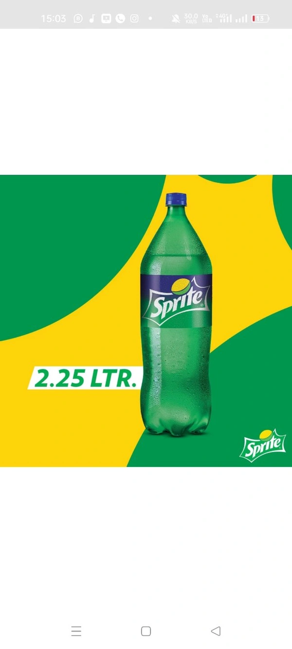 SPRITE CAN COLD DRINK 300ML - 2.5LITRE