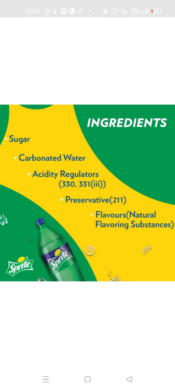 SPRITE CAN COLD DRINK 300ML - 2.5LITRE