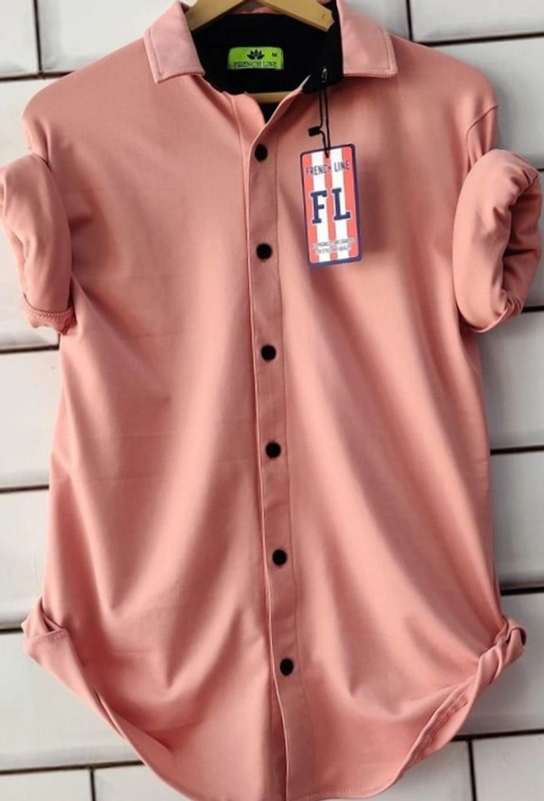 Men's Shirt Full Sleeve Poly Lycra  - Eunry, XL