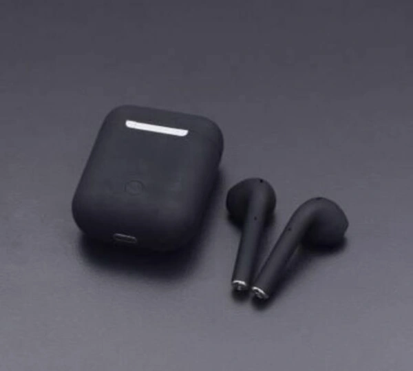 i12 TWS i 12 Bluetooth earphone in Black Colour BT Headset (airpod) - Black, Free Size