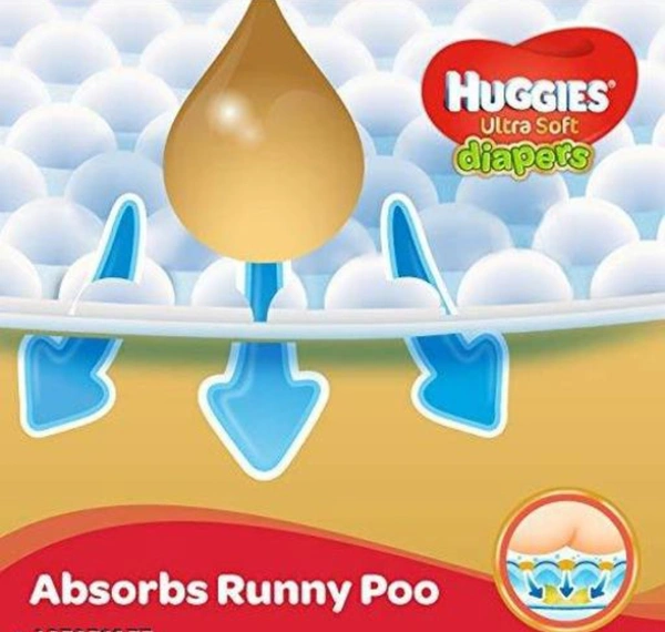 Huggies Ultra Soft Extra Small/ New Born Baby Tape Diapers NB/XS 22 Pcs(Pack of 3) - New Born/XS