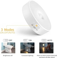 Motion Sensor Light for Home with Bright LED Beads and USB Charging, Wireless Self Adhesive LED Nightlight Body Sensor Wall Light for Wardrobe, Bedroom, Stairs BIGGER SIZE (Pack of 2 Pcs) - Free Size