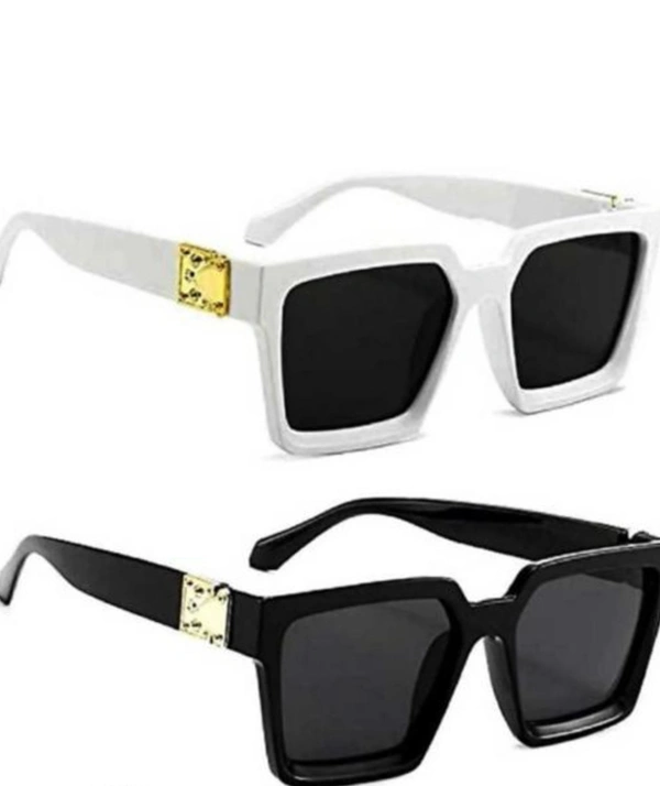 Black And White Sunglass - black and white, Free Size