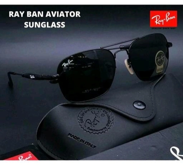 Ray Ban Sunglasses RAY BAN Sunglass Sungoggles For Men's Women's Unisex. - Black, Free Size