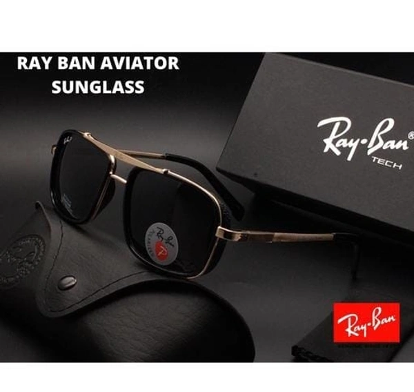 Ray Ban Sunglasses RAY BAN Sunglass Sungoggles For Men's Women's Unisex. - Black, Free Size