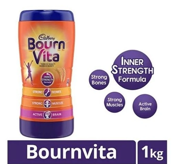 Bournvita Chocolate Health Drink - Bournvita, 1kg Jar