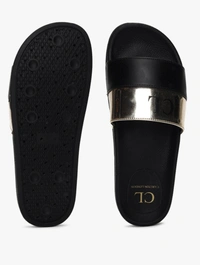 Carlton London Slides With Typography  - Black, 5