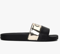 Carlton London Slides With Typography  - Black, 7
